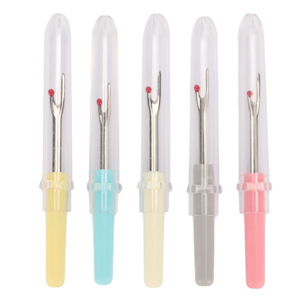 5PCS Colorful Seam Remover with Round Ball Sewing Thread Removal Cutter Cross Stitch Tools