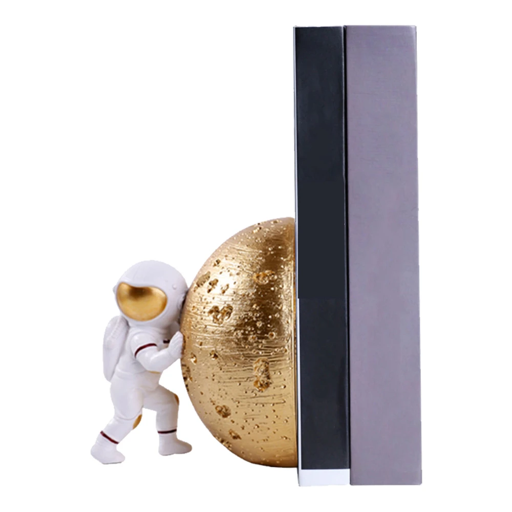 Bookends Cartoon Cute Style Rounded Edges Resin Material Decorative Practical Office Book Support for Home Type 4