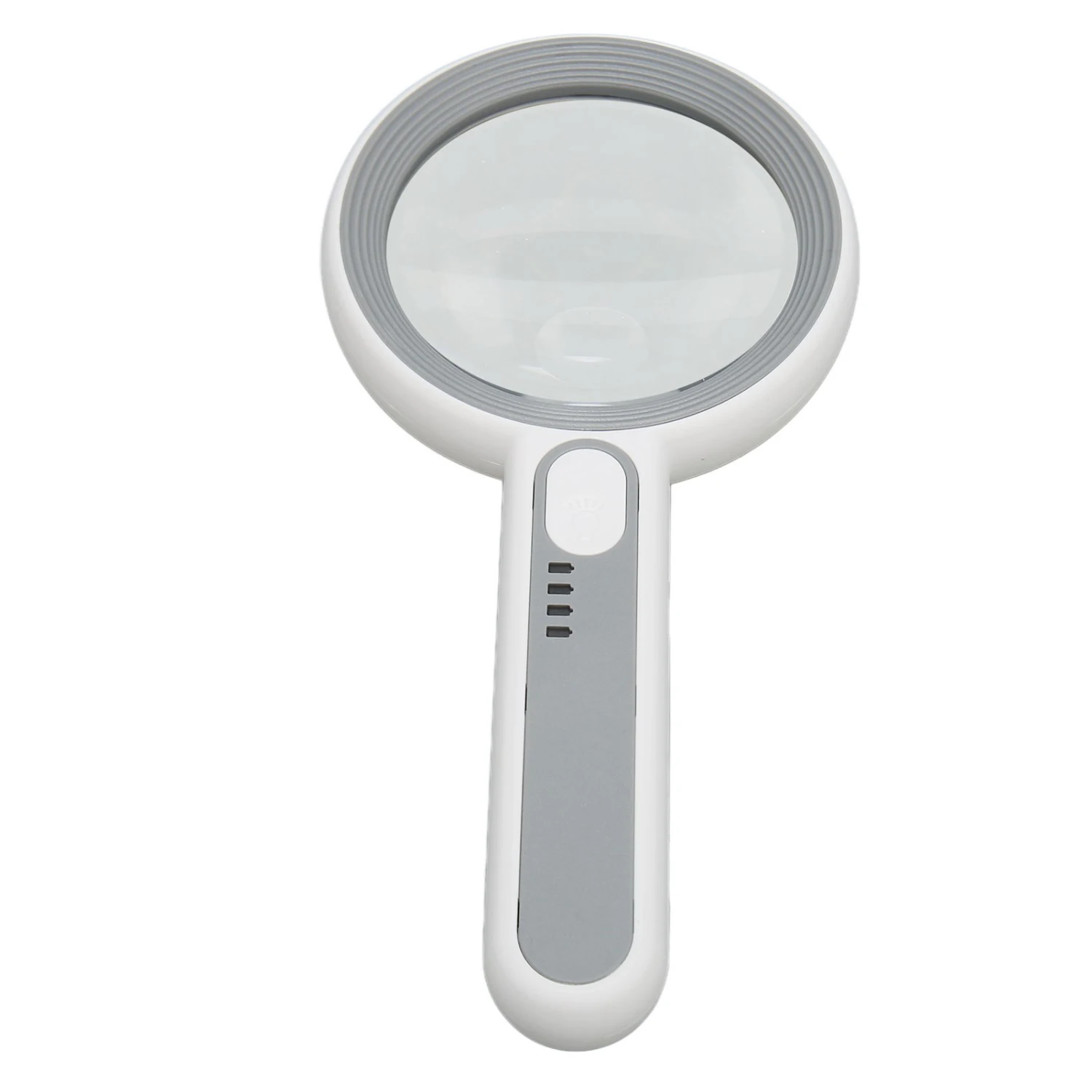 Lighted Magnifying Glass 5X 12X Ergonomic Touch Switch LED Light 3 Modes Handheld Magnifier for Seniors Reading Jewelry