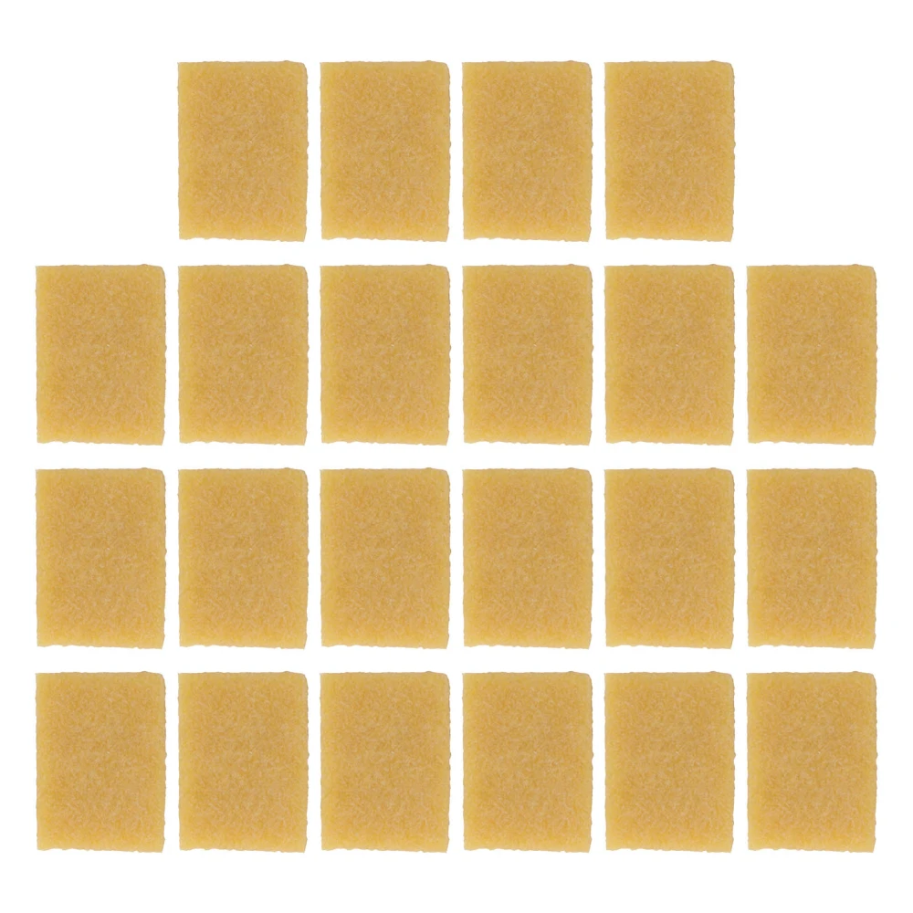 22 Pcs Adhesive Eraser Quadrate Manual Natural Rubber Reusable 7x5.1cm DIY Cutting Glue Residue Remover for School Projects