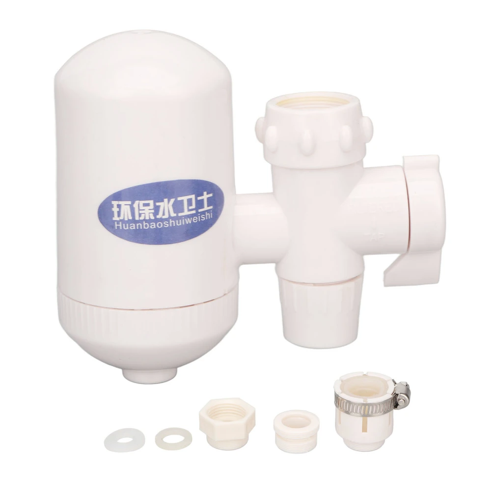 Faucet Water Filter High Accuracy Removable Ceramic Cartridge Small Portable 0.1 to 0.35MPa Refreshing Water Tap Filter