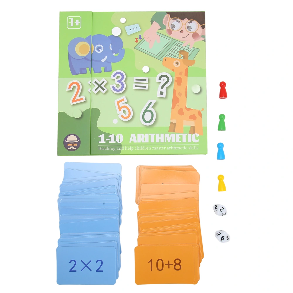 Multiplication Addition Board Logical Thinking Skills Portable Magnetic Adsorption Math Learning Board for Kids