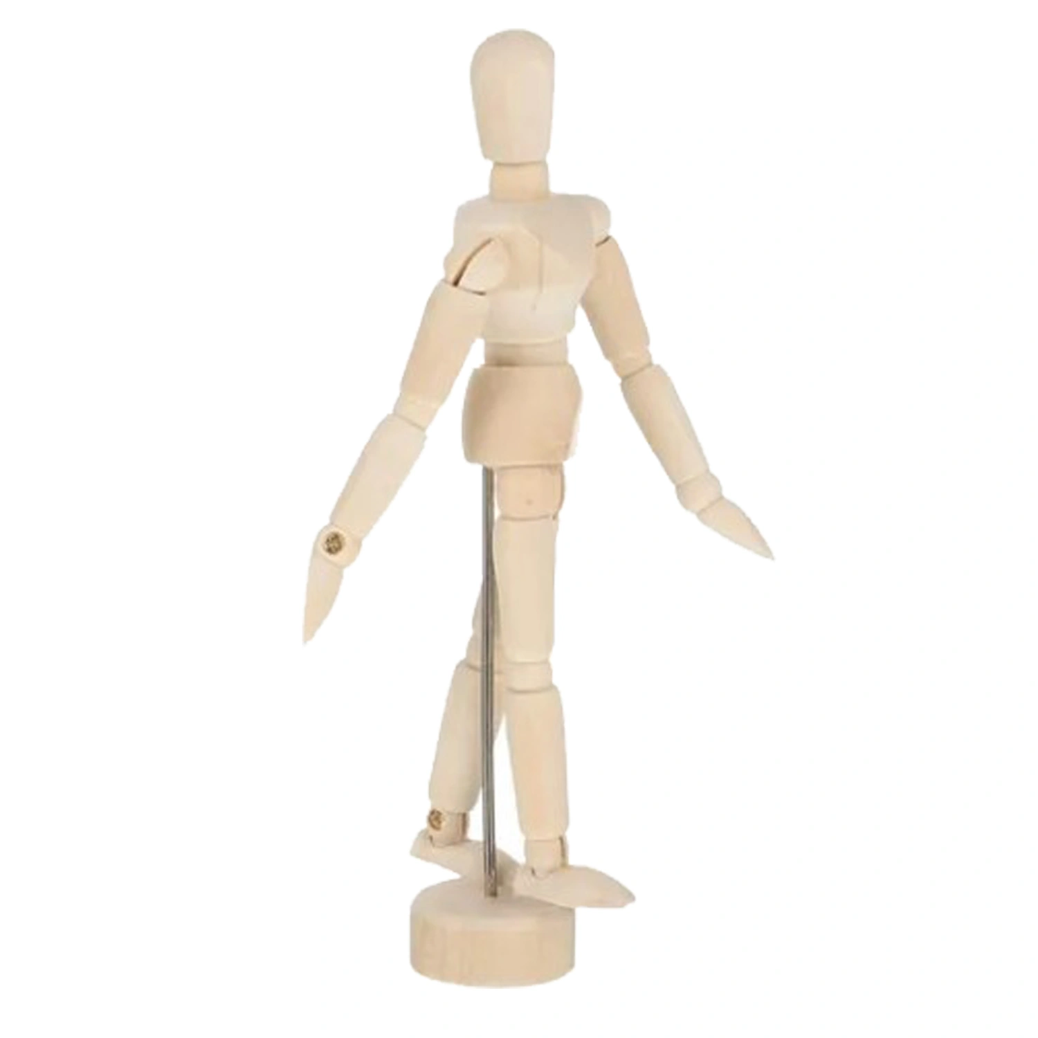 5.5in Wooden Mannequin Mini Flexible Sketch Drawing Wooden Figures Articulated Models Puzzles Toy Home Decorations