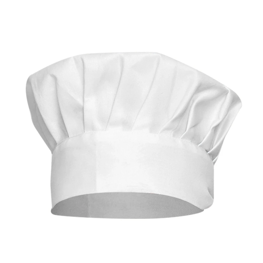 Chef Hat Adjustment Elastic Free Size Chef Cloth Hat for Women Men Hotel Colleges Schools Restaurants Bars