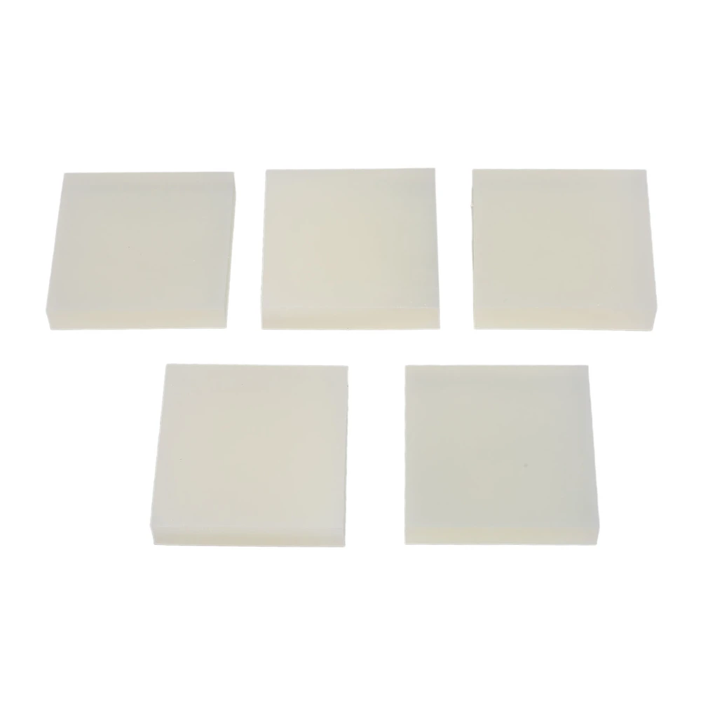 Stamp Carving Block 5x5x1cm DIY Making Semi Transparent Soft PVC Material Rubber Block Stamp Carving for Art Projects