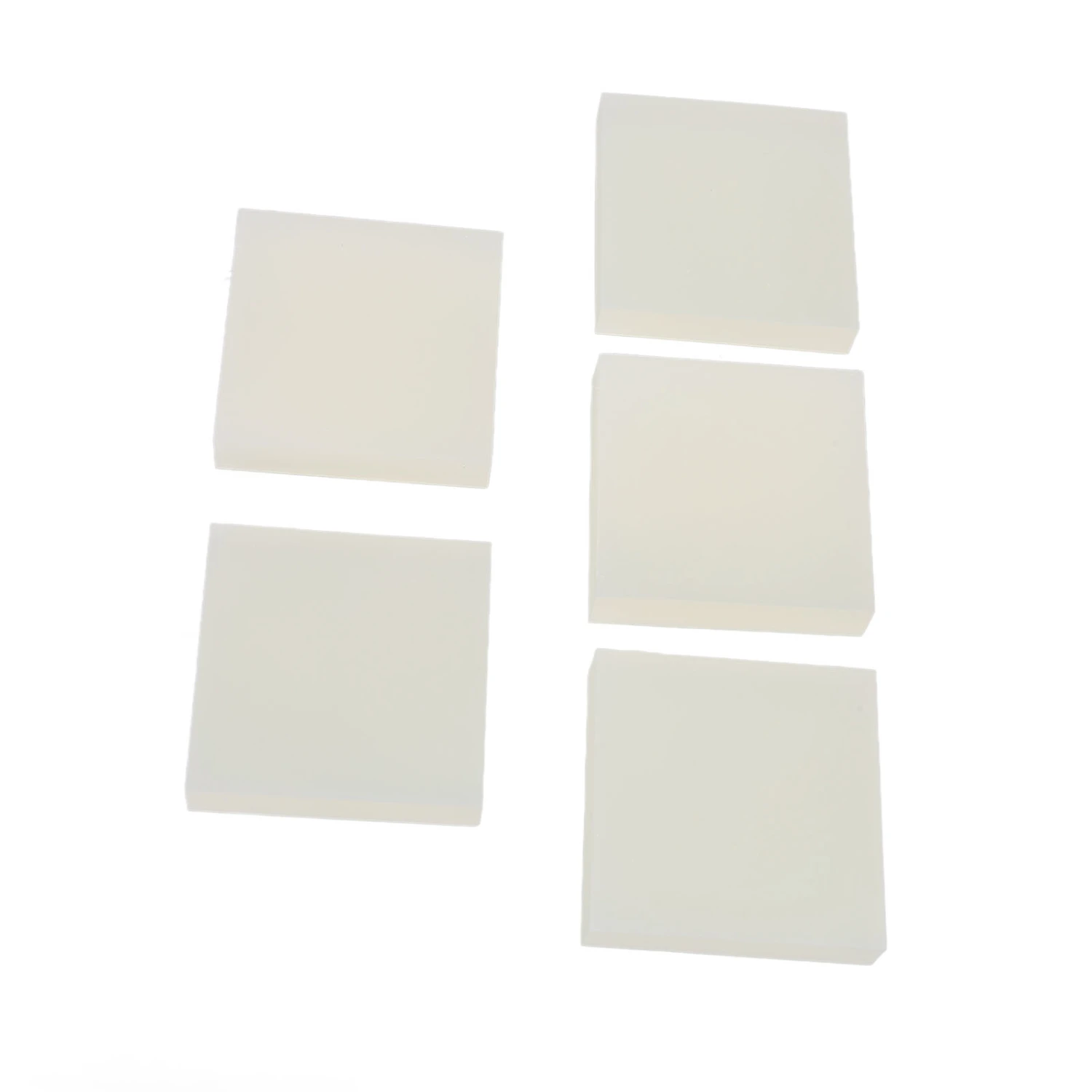 Stamp Carving Block 5x5x1cm DIY Making Semi Transparent Soft PVC Material Rubber Block Stamp Carving for Art Projects