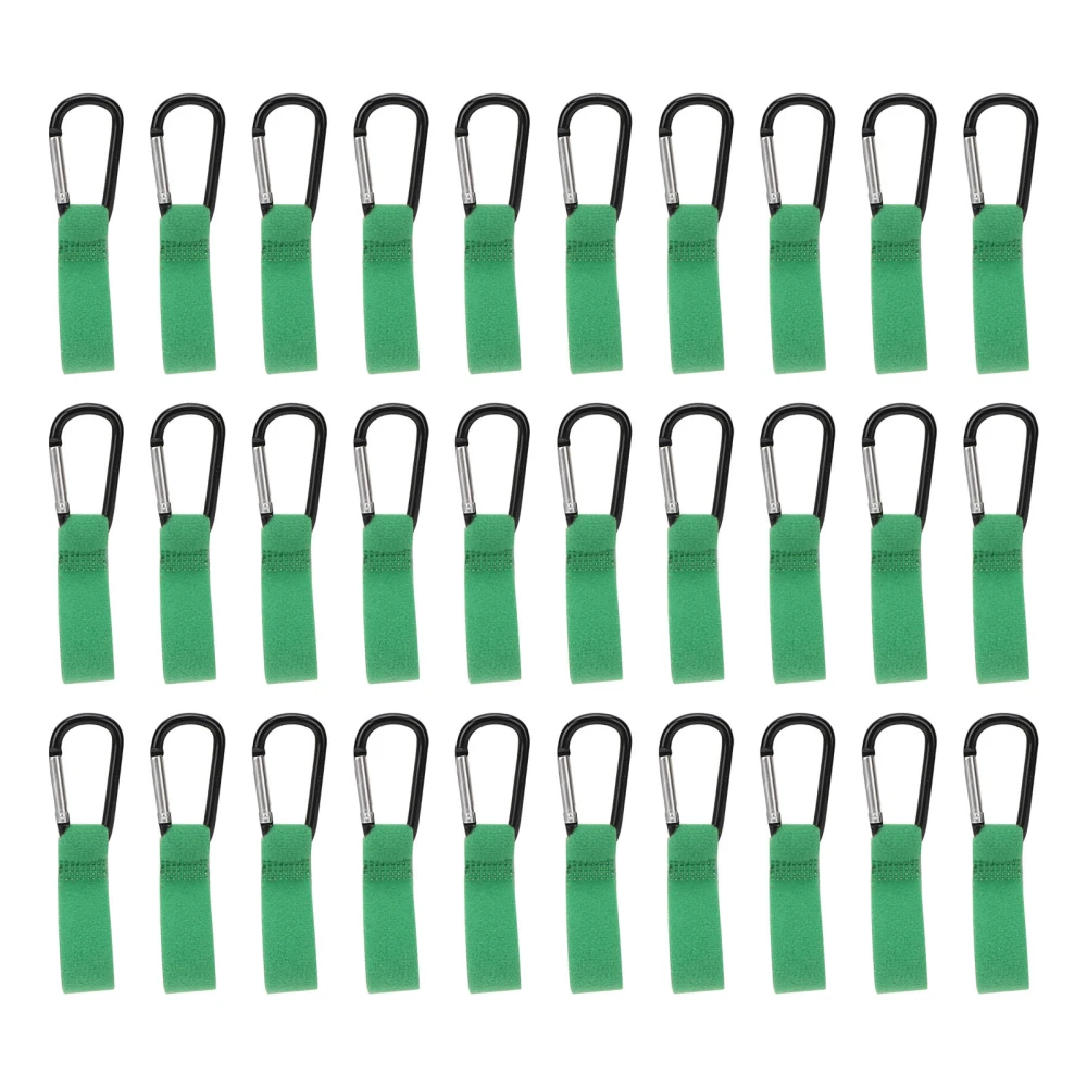 30 Pcs Baby Stroller Hooks High Load Bearing Hook and Loop Stroller Small Hooks Clips for Hanging Diaper Bags