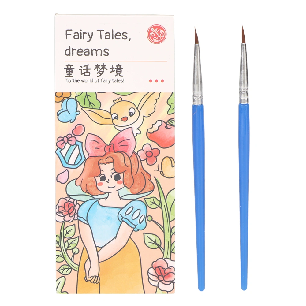 Pocket Painting Book Cartoon Theme Color Recognition Hand Eye Coordination Water Coloring Book for Kids Kindergarten Dream