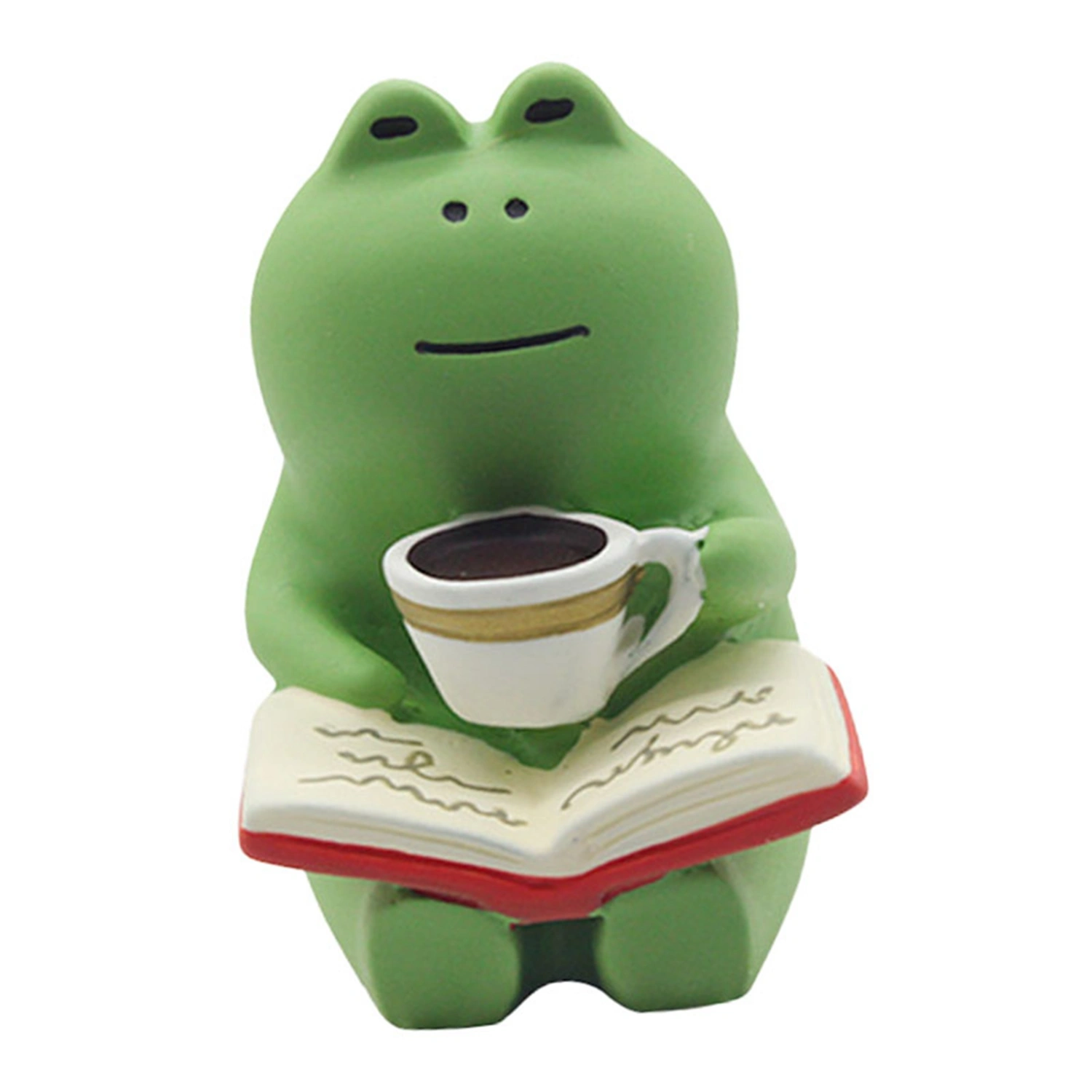 Cat Bookshelf Ornament Cute Exquisite Synthetic Resin Environmentally Friendly Animal Tabletop Statue Type 4