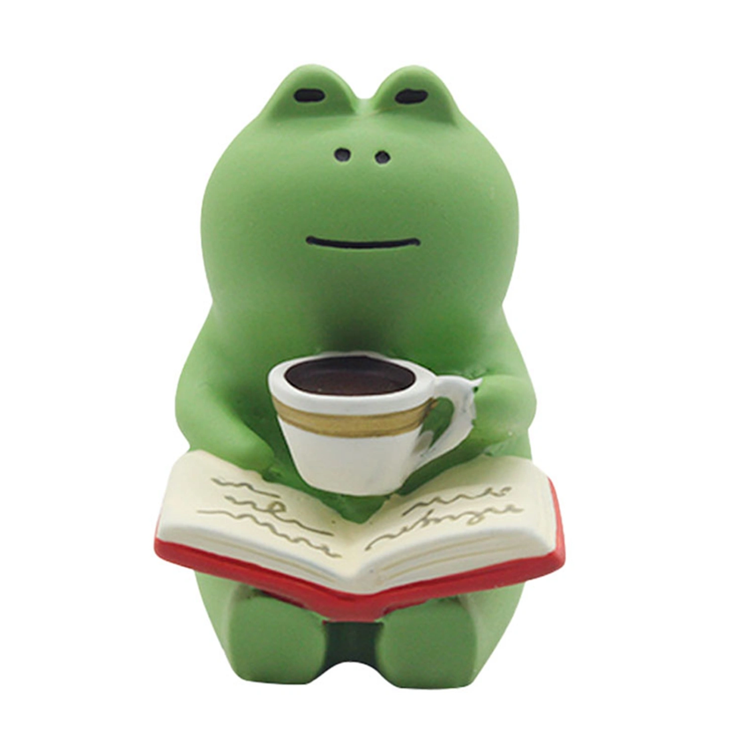 Cat Bookshelf Ornament Cute Exquisite Synthetic Resin Environmentally Friendly Animal Tabletop Statue Type 4