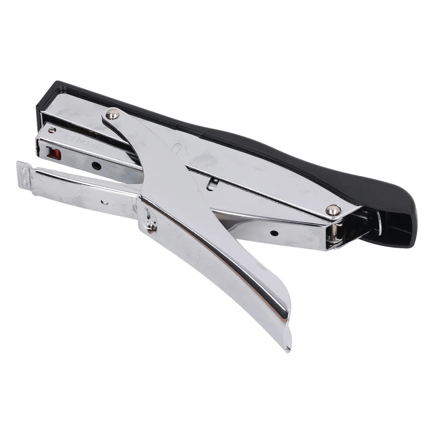 Hand Held Stapler 10 Sheets Capacity Ergonomic Labor Saving Mini Stapler for Binding Documents Black
