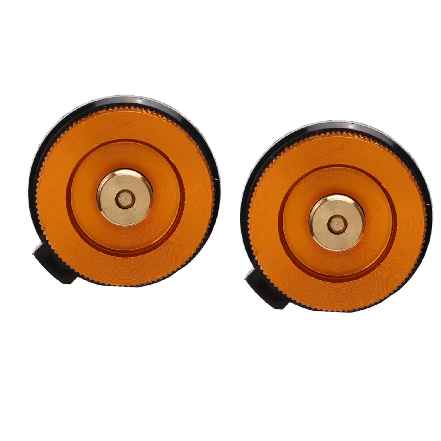 2 Pcs Camping Stove Adapter Automatic Shut Off Nylon Copper Aluminum Alloy Lightweight Portable Propane Adapter