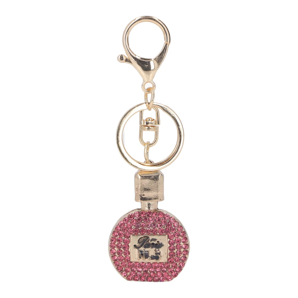 Decorative Key Chain Cute Exquisite Details Perfume Bottle Keychain for Bag Pendant Car Decoration Gifts