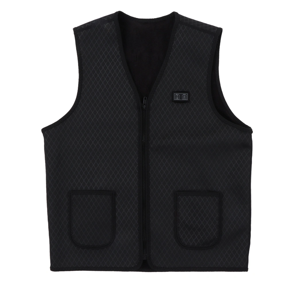 Heated Vest for Women Men Fast Heating 3 Levels Adjustment 9 Heating Zones Washable Electric Heating Vest for Outdoor XL