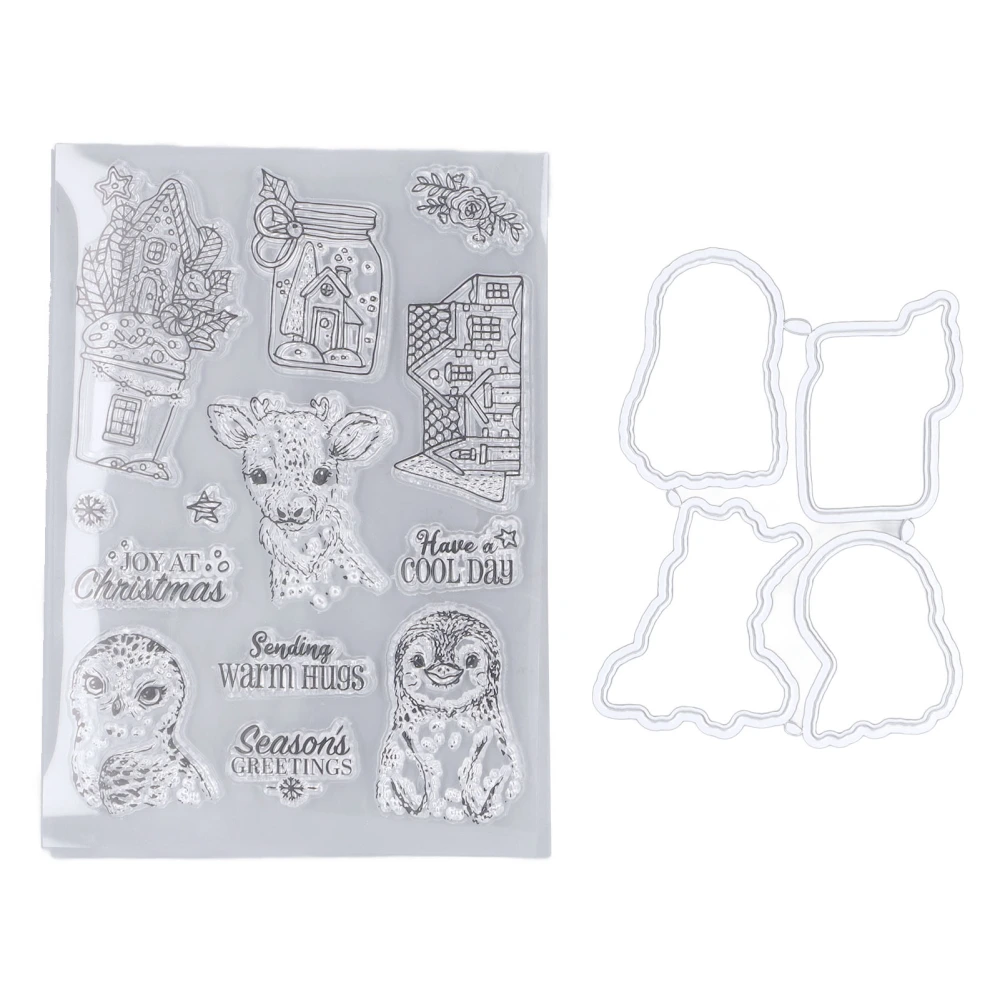 Clear Stamp TPR Rich Style Clear Safe Reusable Wide Application Transparent Stamp for Cards Envelope Making