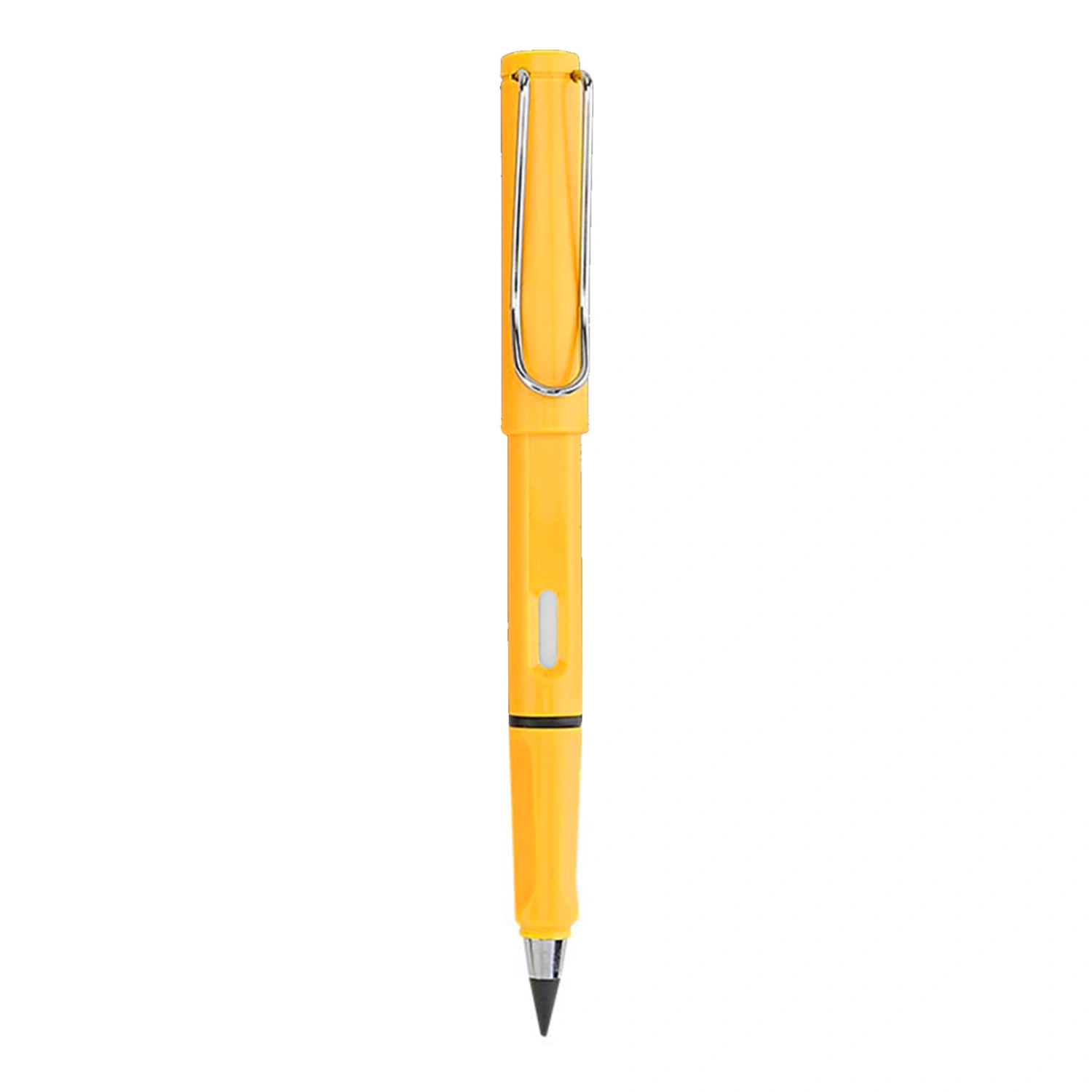 Inkless Pencils HB Hardness Long Lasting Ergonomic Inkless Pencil with Eraser for Student Artists Yellow