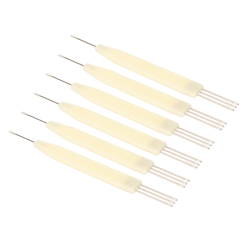 6 Pcs Transfer Needle 3.6mm Pitch 1X3 Fine Workmanship Knitting Machine Transfer Needle Knitting Accessories