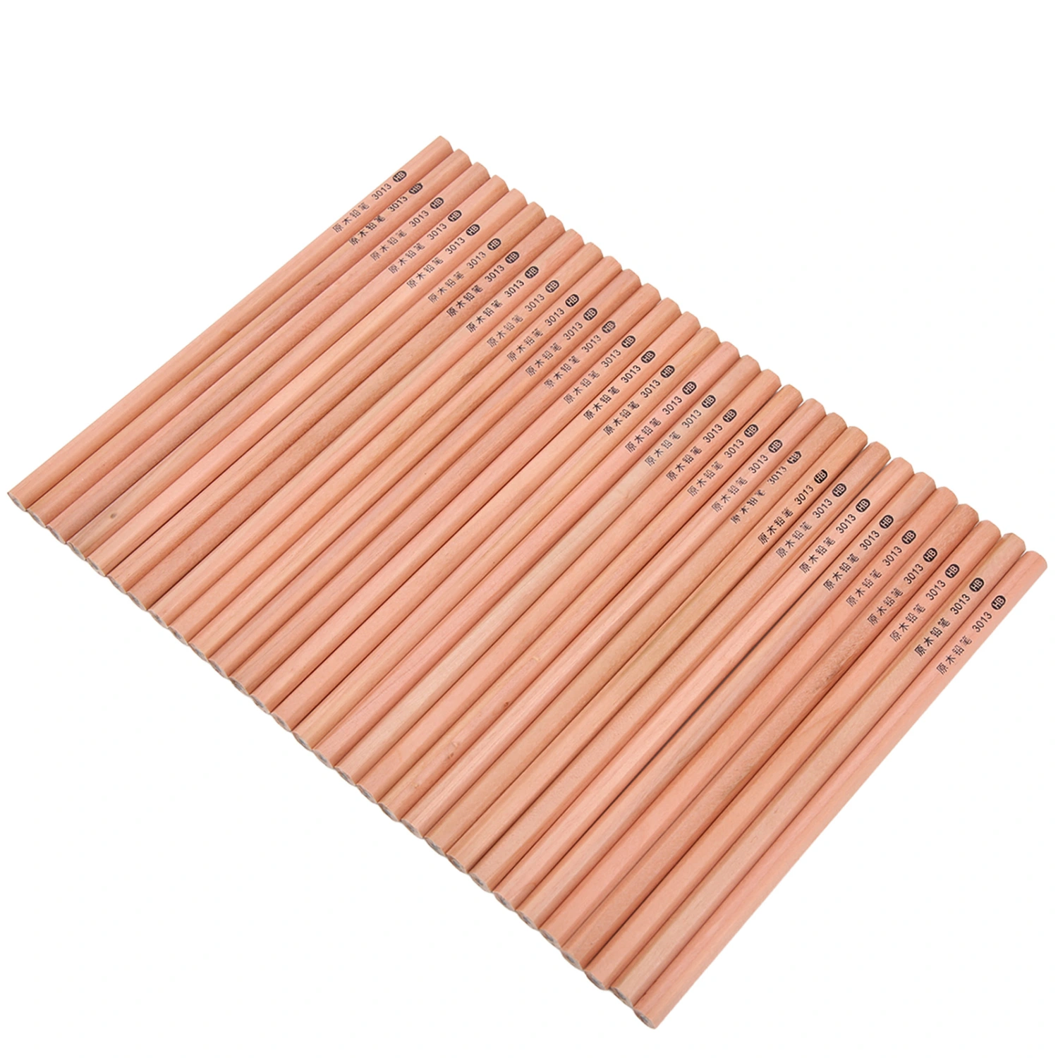 30pcs HB Pencil Hexagonal Rod Wood Carbon Portable Clear Handwriting Student Pencils for Writing Drawing