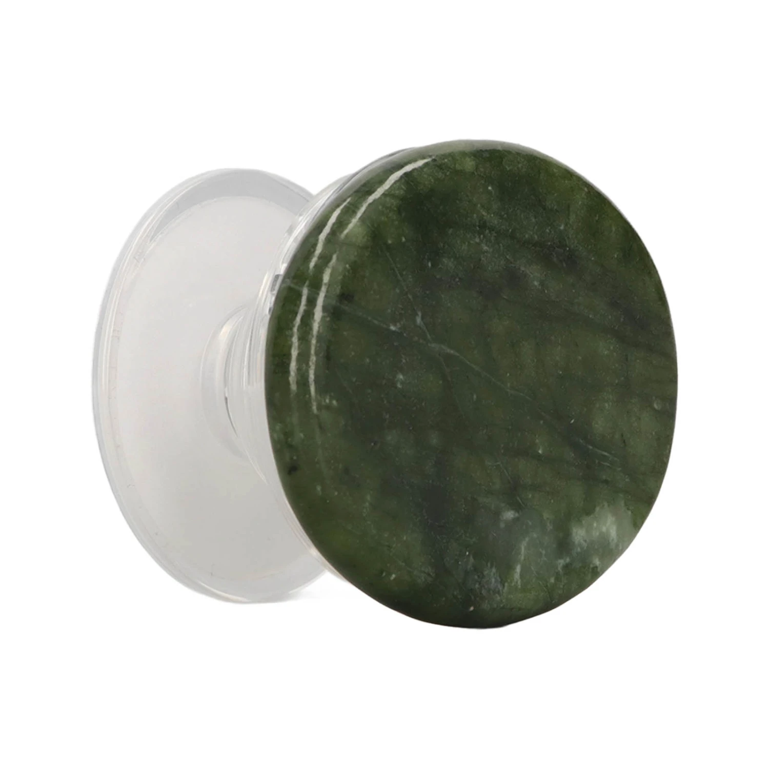 Stone Phone Grip for Girls Retractable Universal Positive Energy Semi Precious Stones Phone Grip Stand Holder Type B