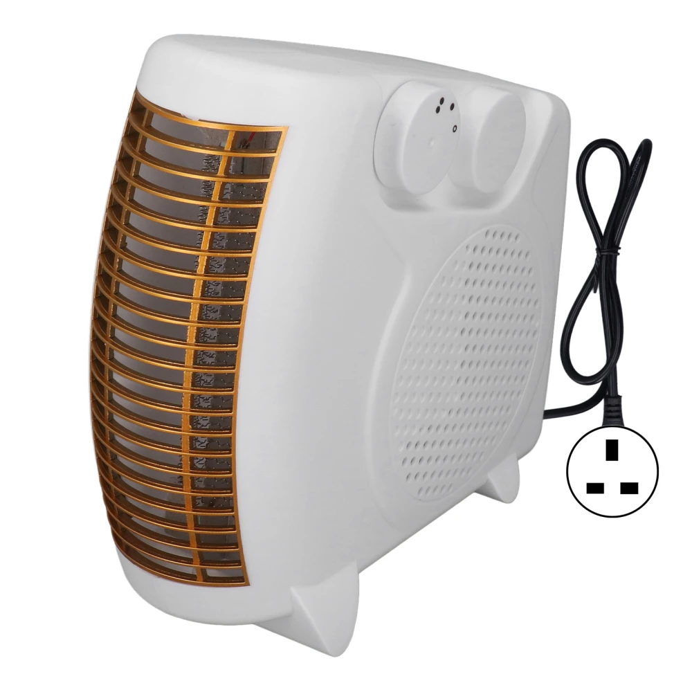 Space Heater White Energy Saving Fast Heating Vertical Desktop Electric Heater for Home Dormitory Office 220V UK Plug