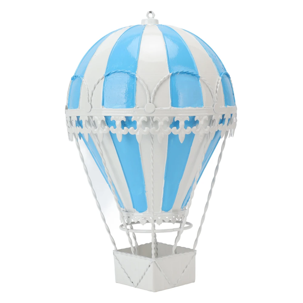 Hot Air Balloon Model Decor Vintage Iron Art Innovative Hanging Hot Air Balloon Ornaments for Bedroom Office Cafe