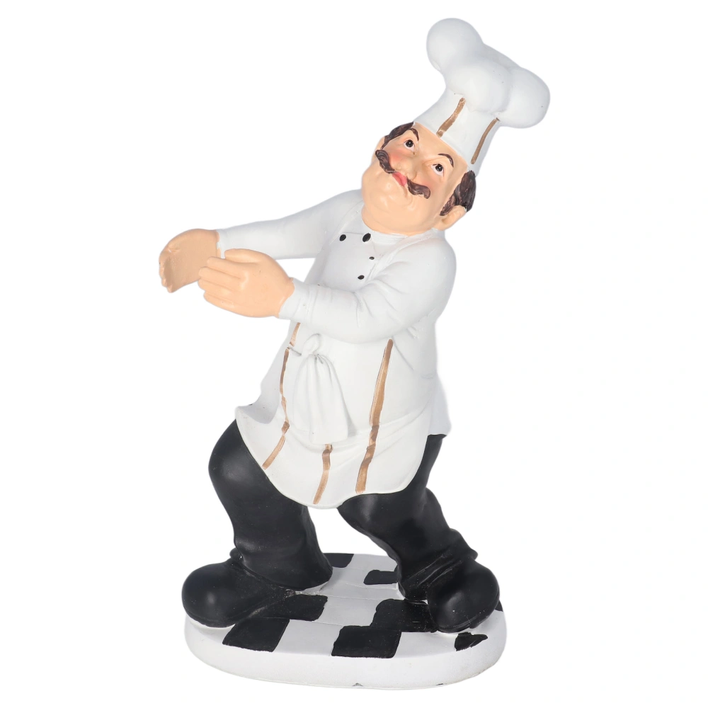 Chef Figures Decorative Storage Function Vivid Characters Cute Kitchen Ornaments for Restaurants Cafes Taverns