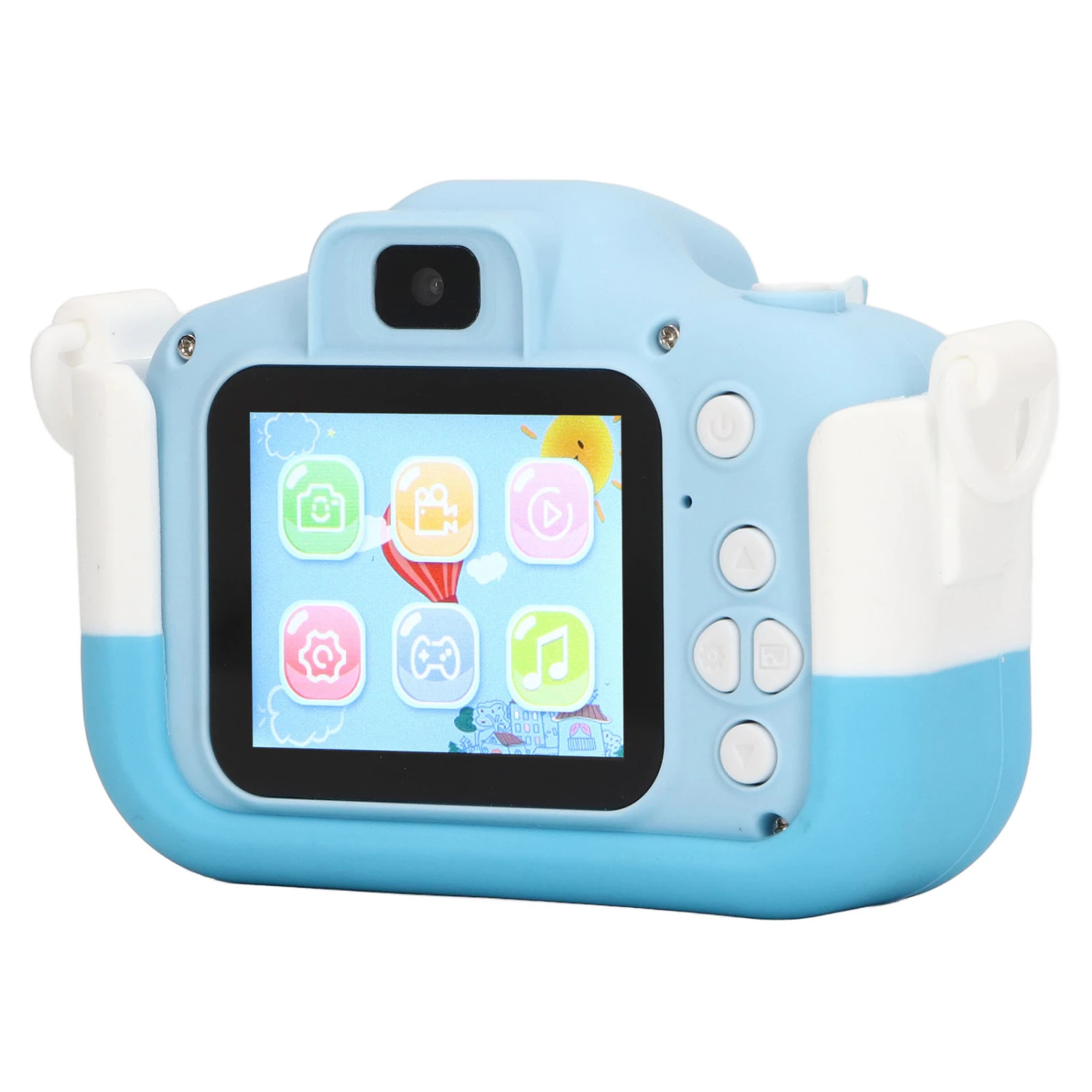 Kids Camera HD Video Dual Camera Built in Games Multi Mode Filter Blue Cute Cartoon Mini Digital Camera