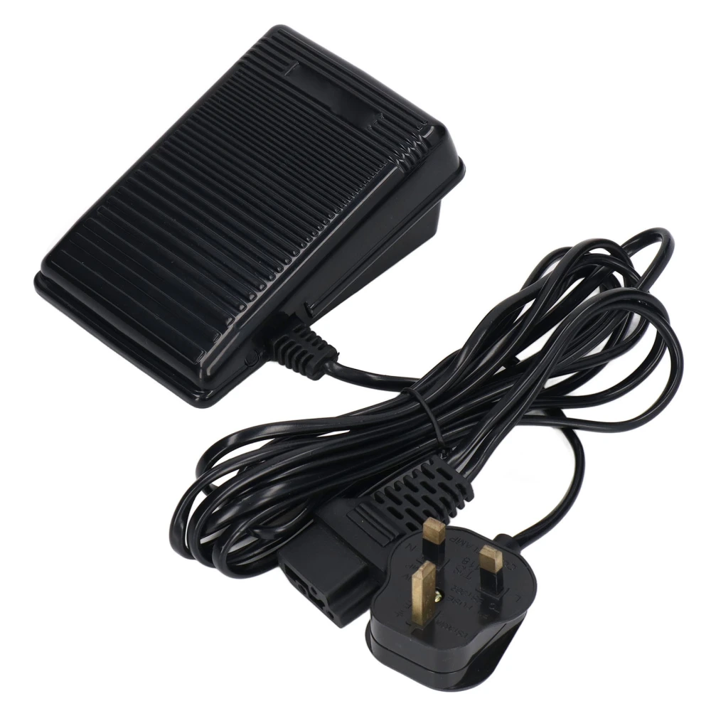 Foot Control Pedal Anti Slip Design Stable Operation Durable Plastic Foot Speed Control Pedal for Sewing UK Plug 220V