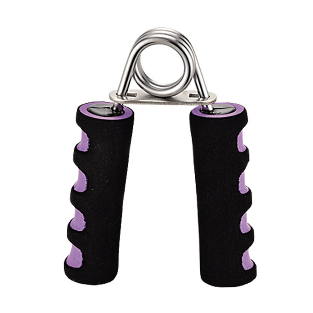 Hand Grip Strengthener Portable Lightweight Men Herringbone Heavy Duty Grip Strength Trainer for Home Gym Two Tone Purple