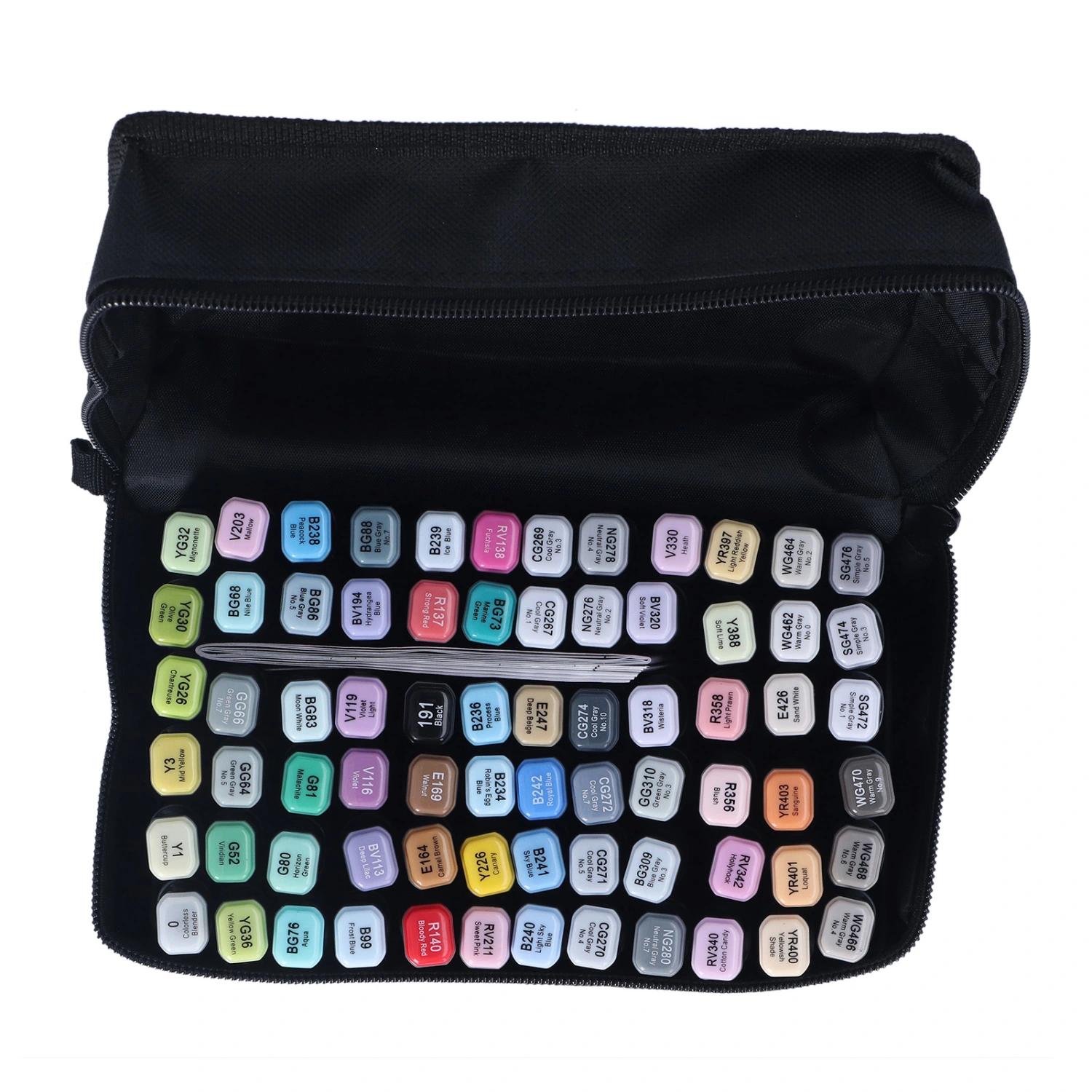 Acrylic Paint Pens DIY Double Headed Standard Soft Marker Pens for Landscape Indoor Clothing Architecture 72 Color
