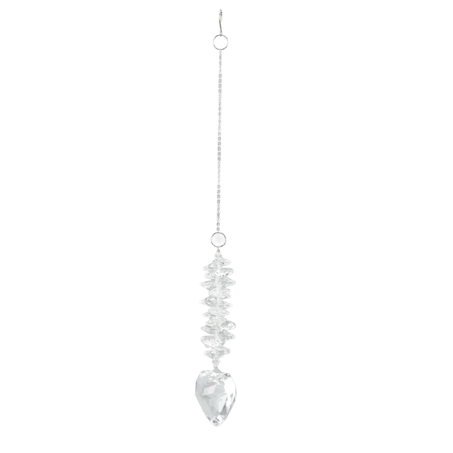 Suncatcher Crystal Ball Durable Acrylic Heart Shaped Wide Application Hanging Sun Catcher for Window Office Home