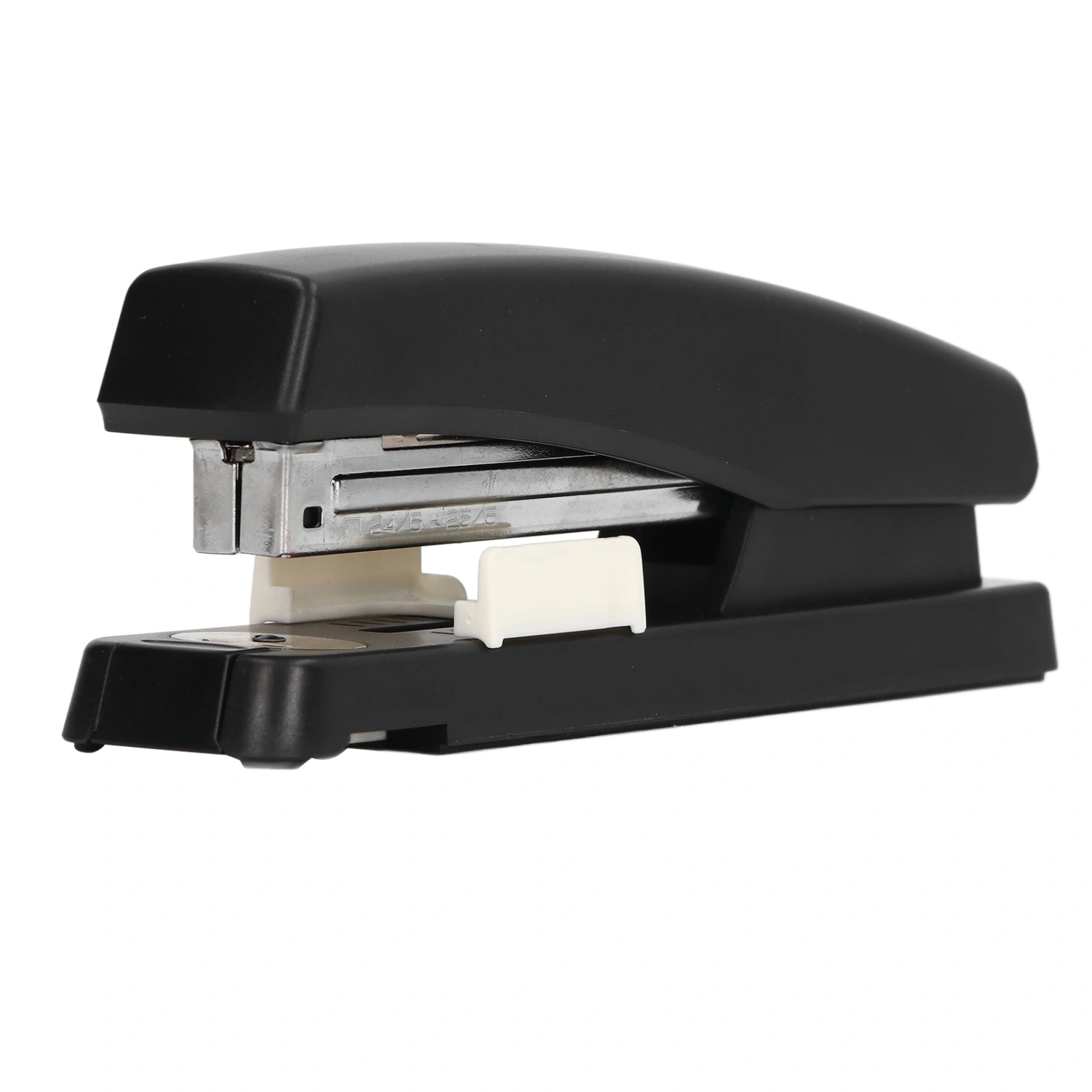 Stapler Black ABS Plastic Buffer Bottom 210 Needle Storage Regulable Rotatable Staplers Hand Held for School Office