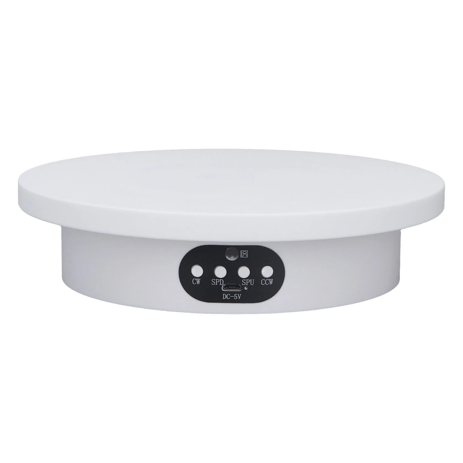 Turntable Display Stand 7.9in USB OR Battery Powered Adjustable Speed 360 Degrees Turntable Stand with Remote Control