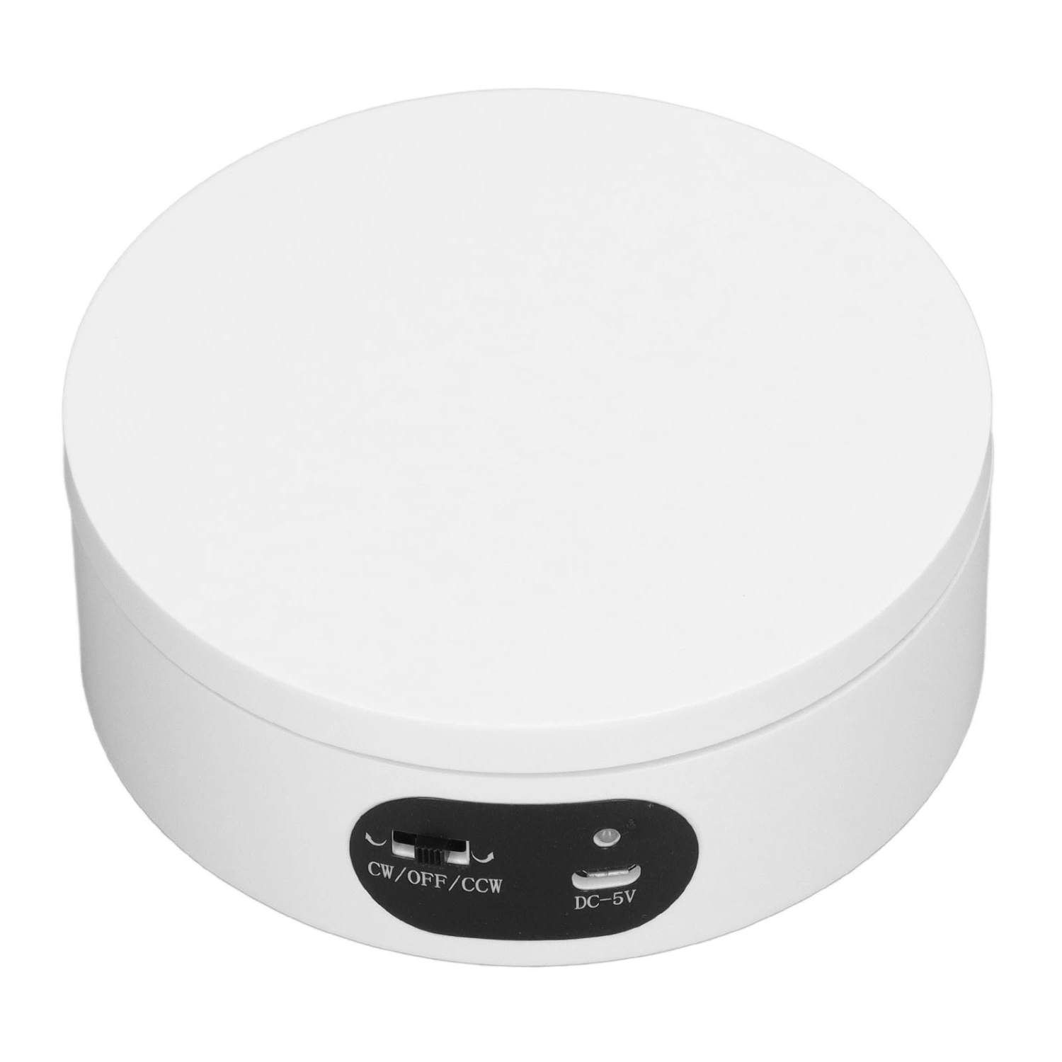 Rotating Display Stand 4.7in Auto Rotation USB Battery Powered Low Noise Turntable Stand for Showcase Photo Product