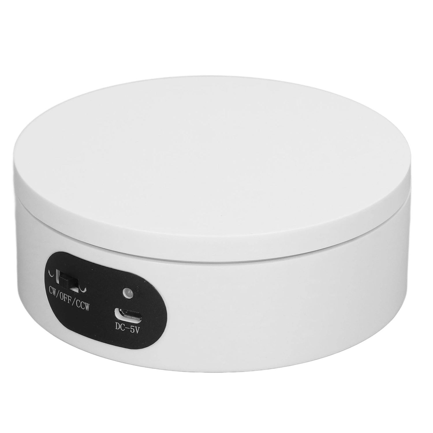 Rotating Display Stand 4.7in Auto Rotation USB Battery Powered Low Noise Turntable Stand for Showcase Photo Product