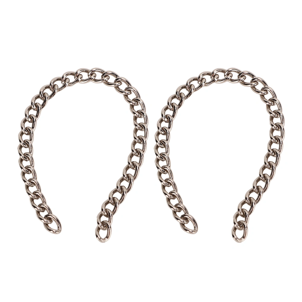 Curb Chain 10 Meters Iron Sturdy Elegant Style DIY Jewelry Making Accessories for Anklets Necklaces Bracelets Silver