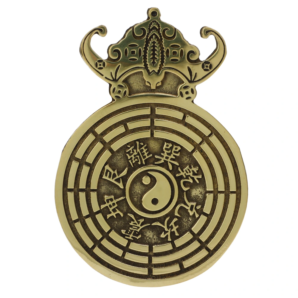 Feng Shui Pendant Brass Sturdy Exquisite Feng Shui Pendant Ornament Gifts for Home Office Car Decoration