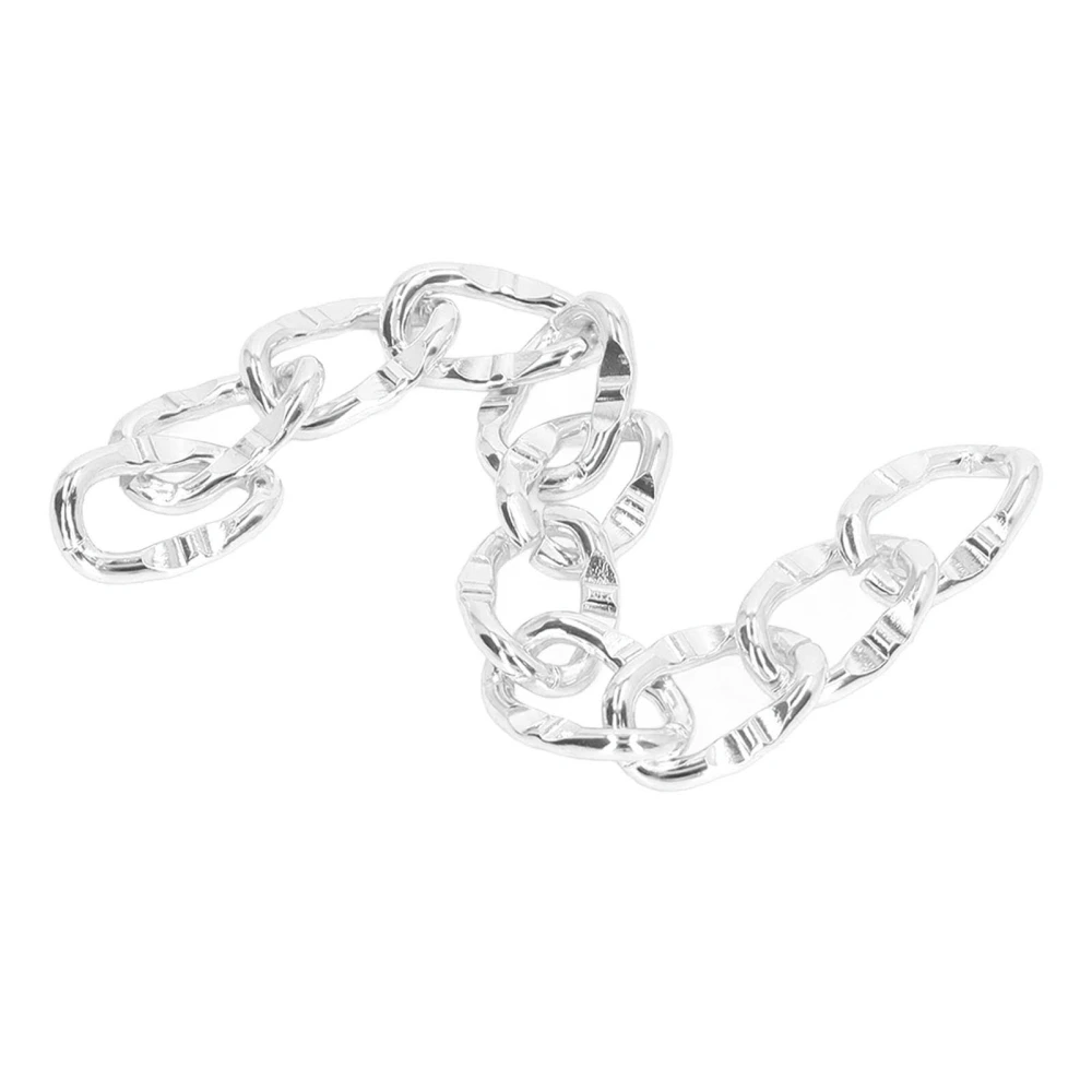 Aluminum Chain 10 Meters DIY Making Attractive Decorative Elegant Style Curb Chain for Jewelry Making Silver