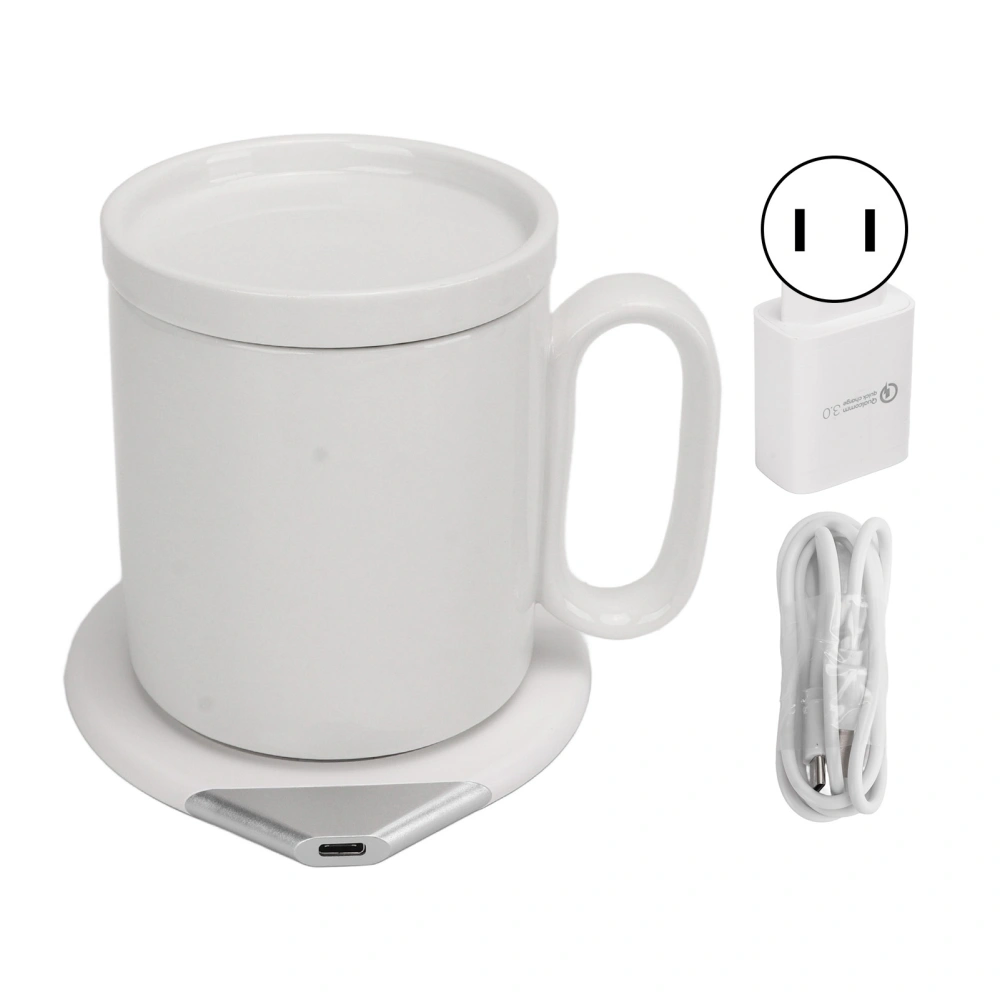 Electric Cup Warmer Charger 350ml Cup Wireless Phone Charge Waterproof High Safety Cup Heater Phone Charger 100‑