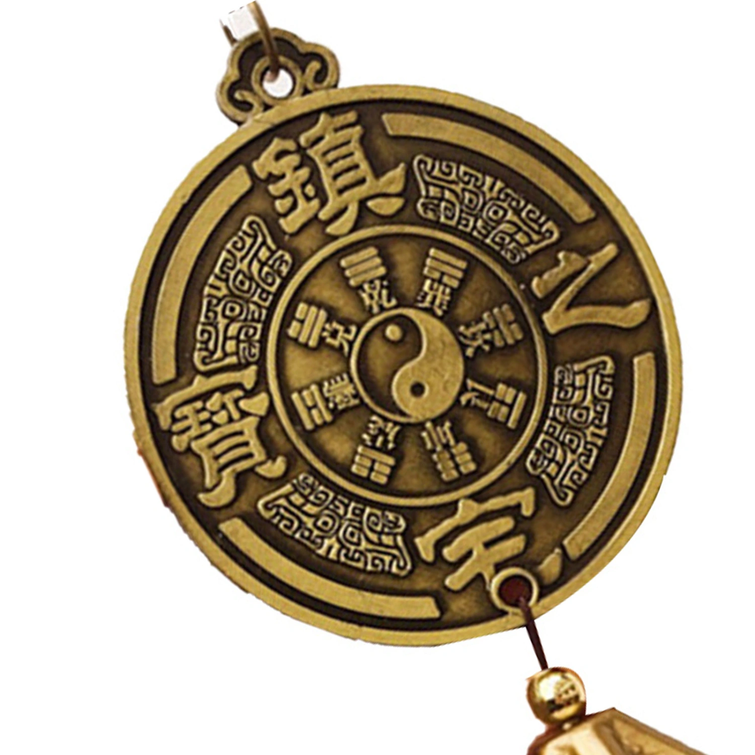 Vintage Alloy Wind Chimes Retro Exquisite Fine Workmanship Decorative Wind Chimes for Shop Home Decoration Bless