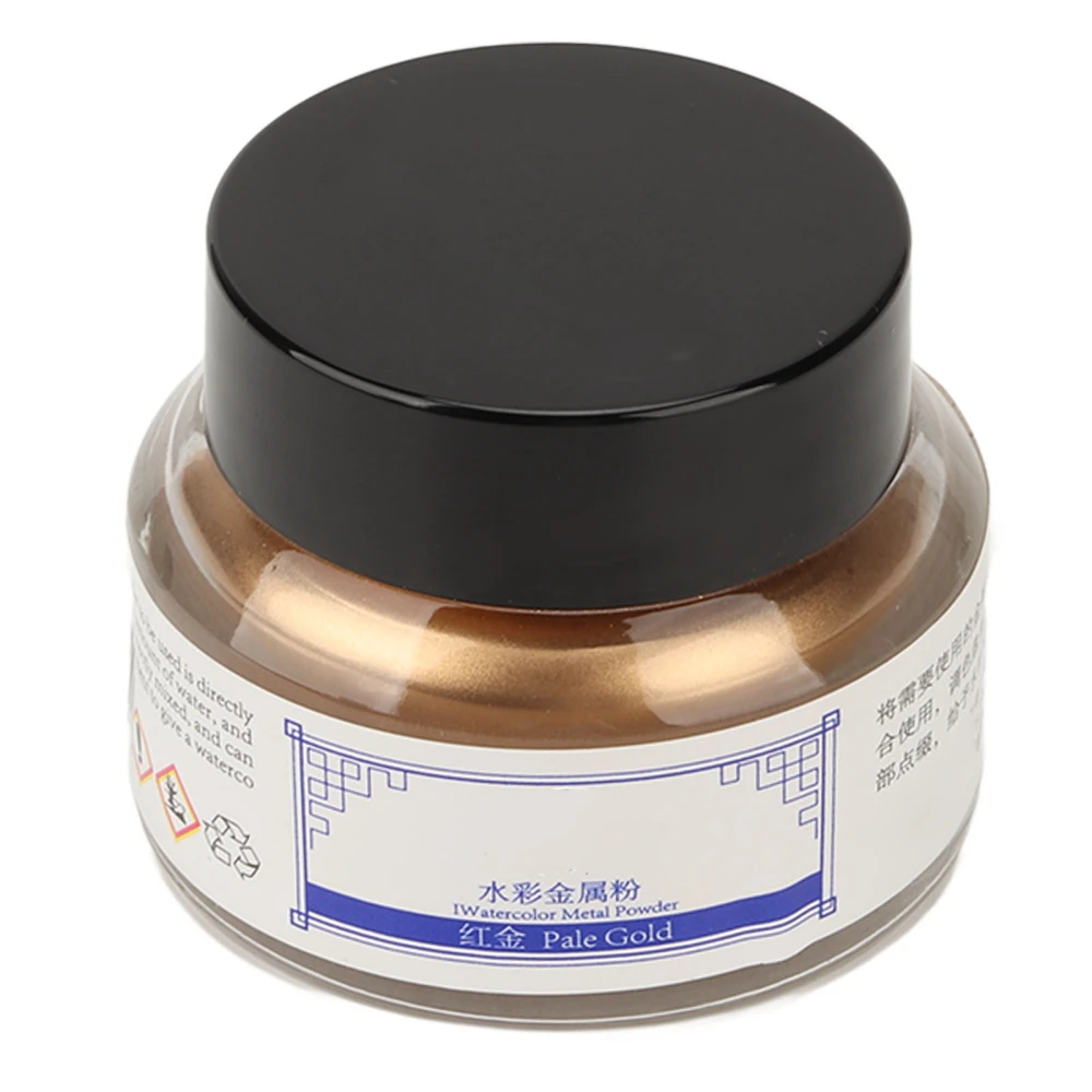 Metallic Pigment Powder Red Gold Delicate Paste Shiny Sparkling Adhesive Epoxy Resin Pigment for Watercolor