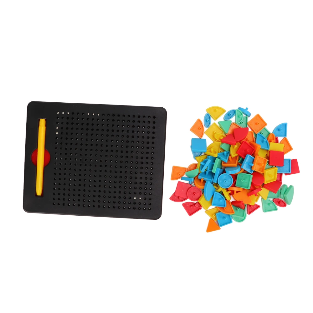 Magnetic Beads Drawing Board Magnetic Stylus Hand Eye Coordination Color Cognition Magnetic Travel Games for Kids