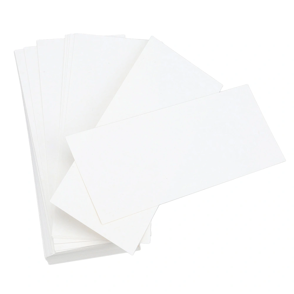 100Pcs White Cardboard Multi Purpose Thick Lightweight DIY Cardboard Sheets for Painting Making Menus