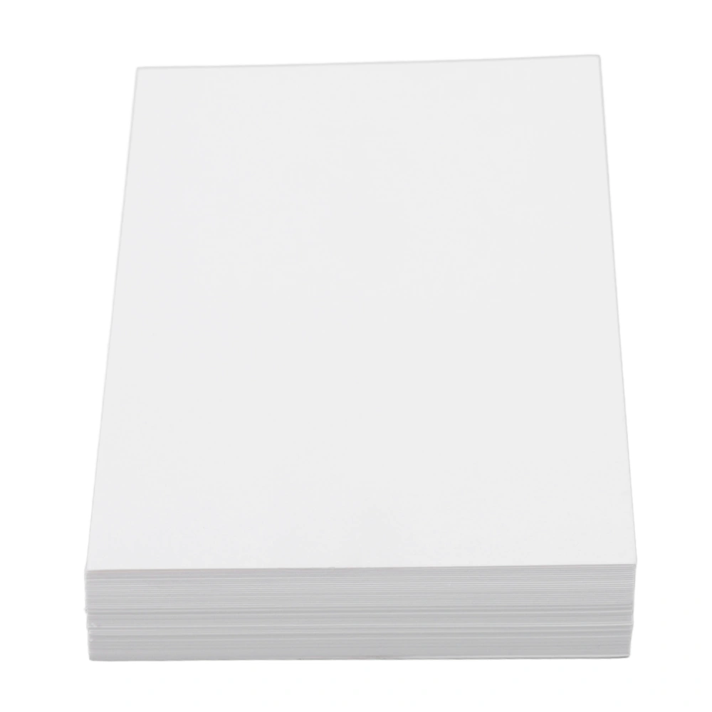 50Pcs White Cardstock Paper Support Duplex Printing Fast Drying Blank Postcard for DIY Card Scrapbooking Cutting Embossing 350