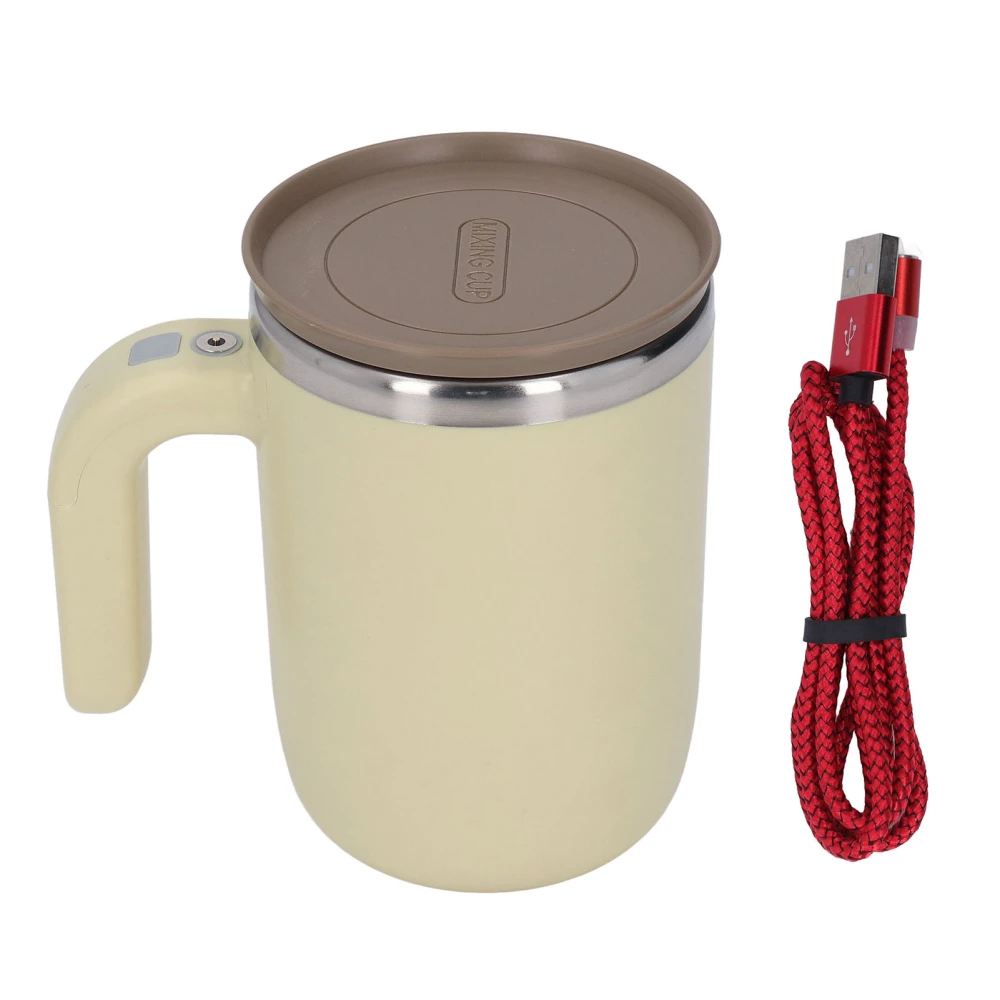 Self Stirring Mug Magnetic Charging Electric Automatic Stirring Stainless Steel Cup for Coffee Tea Hot Chocolate Milk