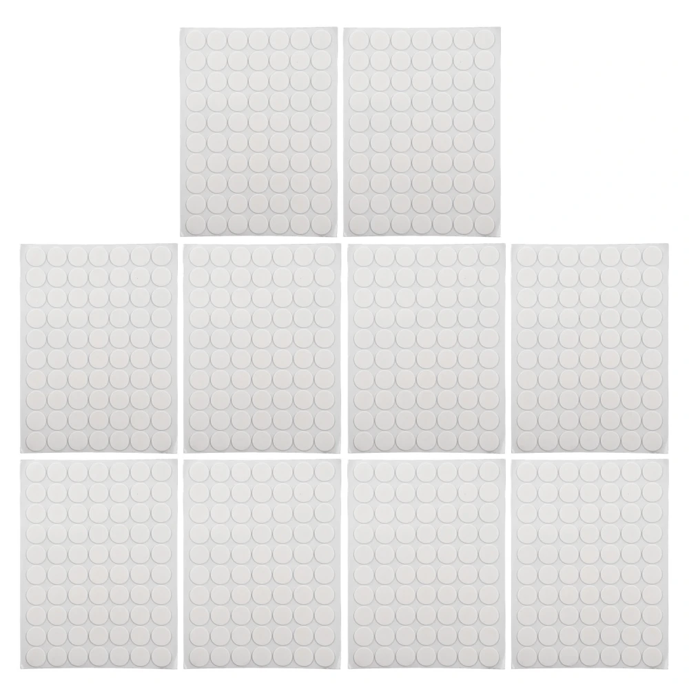 700Pcs Self Adhesive Dots 20mm Strong Adhesion Transparent Double Sides Widely Used Sticky Coins for Paper Glass Leather