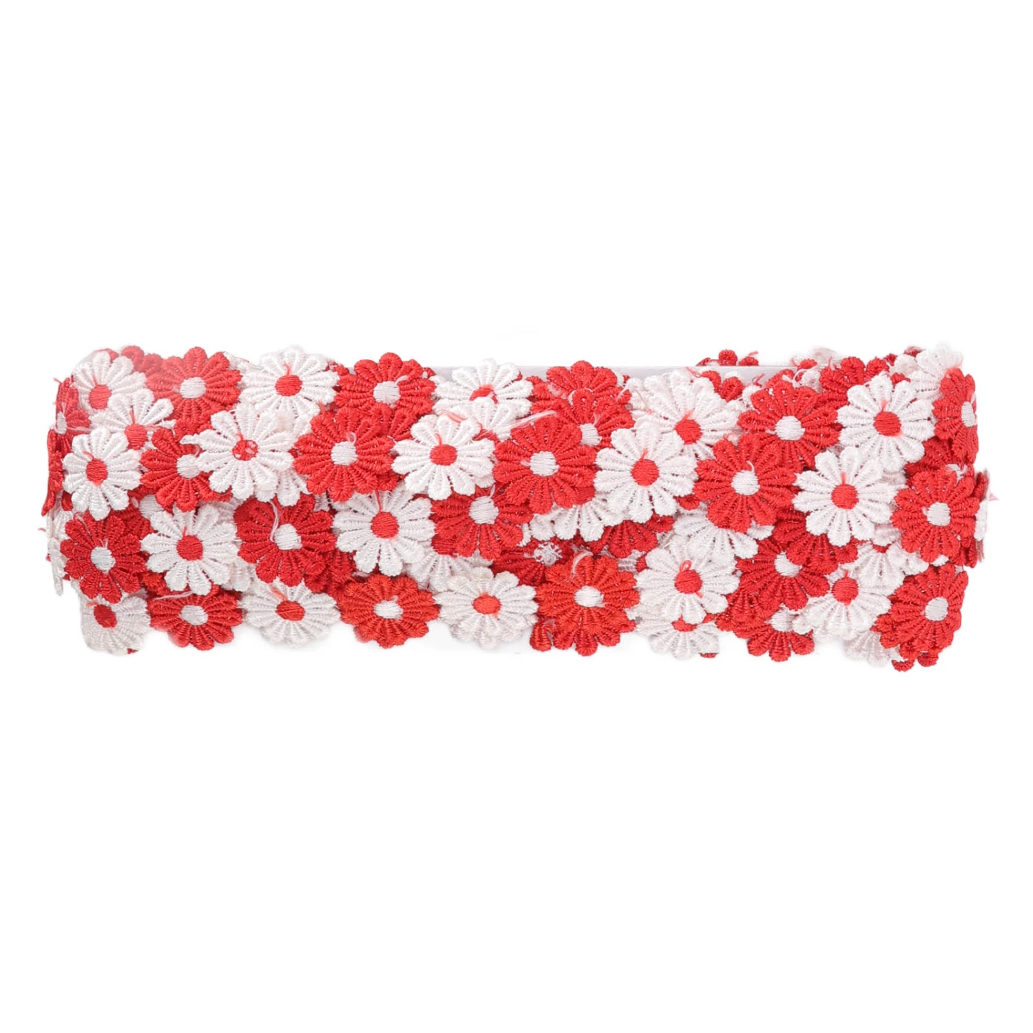 Daisy Flower Lace Trim 15 Yards Exquisite Beautiful Lace Fabric for DIY Crafts Gift Wrapping Wedding Decorations
