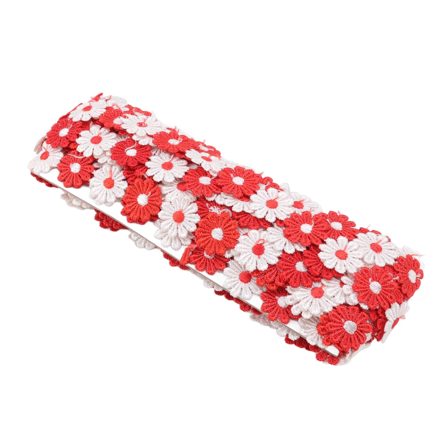 Daisy Flower Lace Trim 15 Yards Exquisite Beautiful Lace Fabric for DIY Crafts Gift Wrapping Wedding Decorations