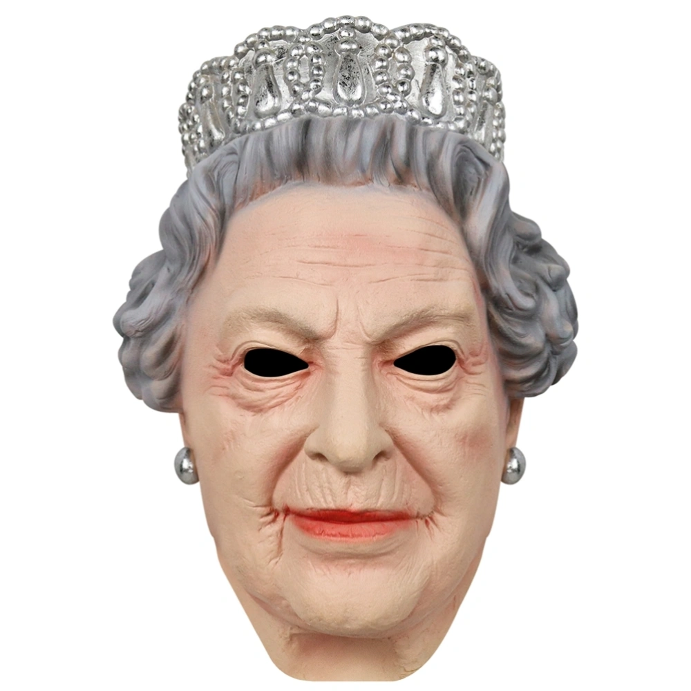 Queen Elizabeth II Figurine Resin Statue Latex Cosplay Face Cover Collectible Figure Car Desktop Office Window Toy