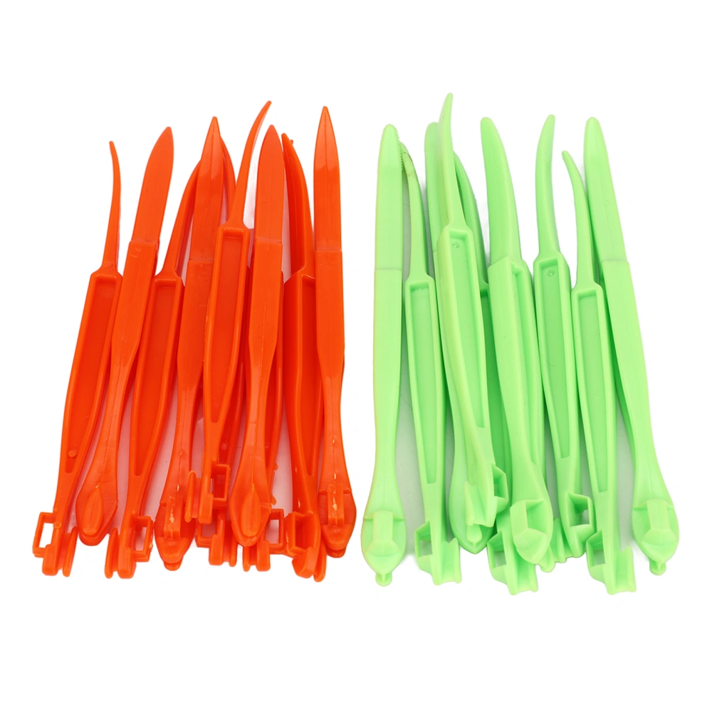 20Pcs Orange Peeler Tools Convenient Environmentally Friendly Colored Long Fruit Peeler for Lemons Grapefruits Home